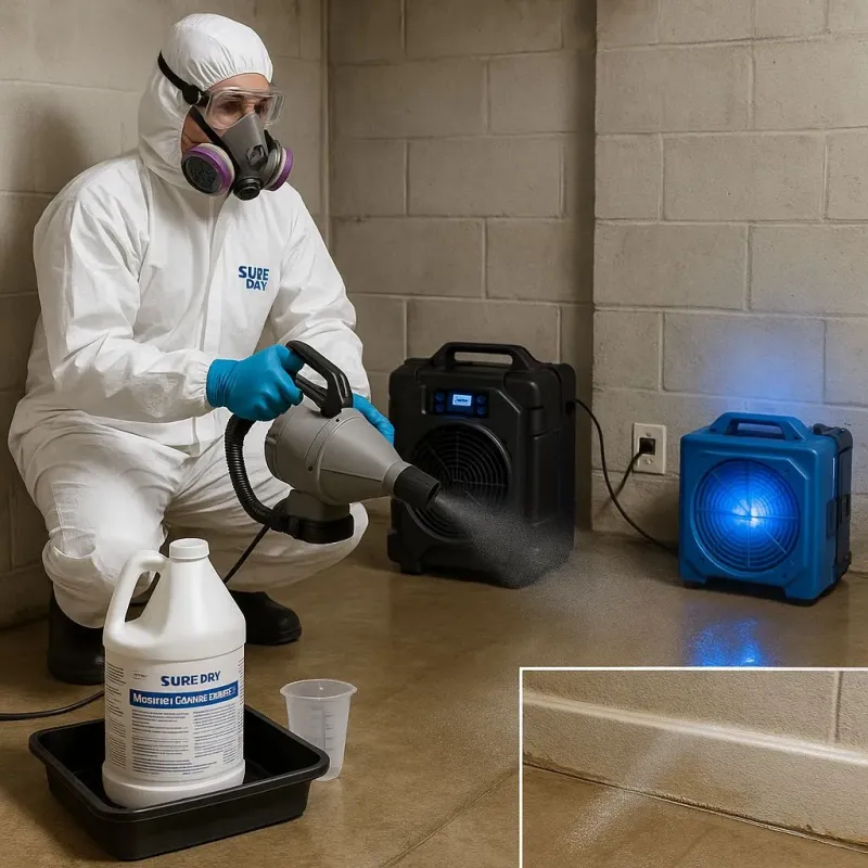 Sanitization and Odor Removal process in Lakeland North, WA
